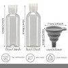 WUMZIRA Plastic Bottles for Filling, Bottles for Filling, Pack of