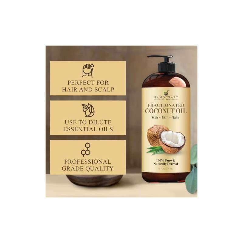 Handcraft Blends - Aceite de Coco Fraccionado 100% Puro 16