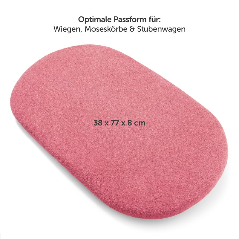 Laleni Terry Fitted Sheet 40 x 90 cm - Oeko-Tex
