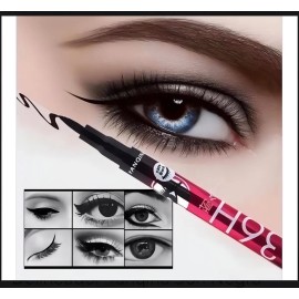 Lote 12 Delineadores 36 Horas Negro Indeleble Plumón Mayoreo