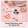 Modelones Dip Powder Nail Kit, 4 Colors Clear Nude White
