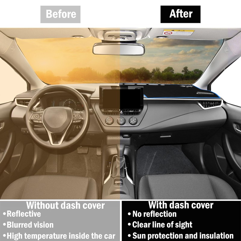 SENSHINE for Toyota Corolla Accessories 2019-2022 2023 2024 2025 Dashboard