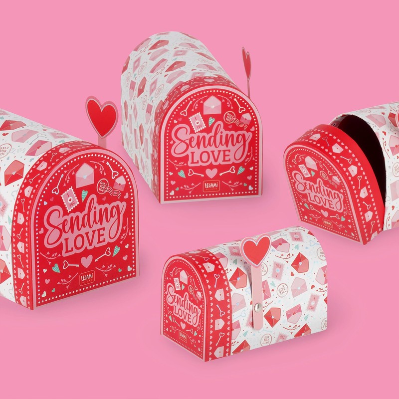 Legami Love Mailbox Gift Box FSC Certified Paper Love Letters