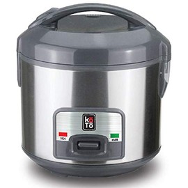 Koto Brand (10 Cup) Electric Rice Cooker Food Steamer, Stainless