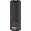 DEWALT DWMT73951OSP 6 Point 1/2'' Drive Deep Impact Socket 21MM
