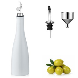 YOLIFE Olive Oil Dispenser Bottle, 17oz Ceramic Oil Dispenser for Kitchen