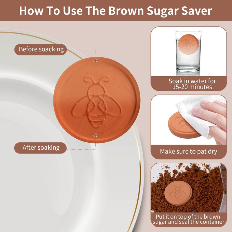 Mutclord POP Airtight Brown-Sugar Keeper-Container - 1.3Qt(42Oz/1.2L) Clear Jar |