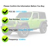 Smart Key for Jeep Wagoneer Gladiator 2018-2021，YIKEBALOG 4utton Proximity Remote