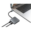 Networx USB-C 4-Port Hub, USB-C to 4X USB-C, Space Grey