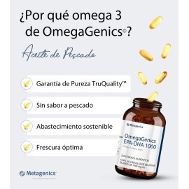 Omegagenics Epa-dha 720 Suplemento Puro De Omega-3 60 Caps Limón