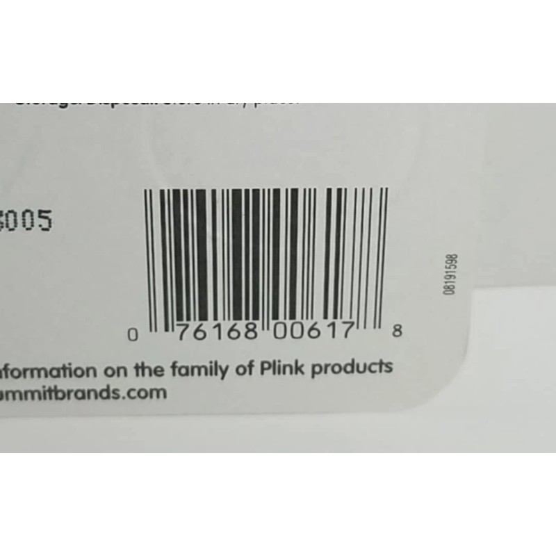 Plink By Summit ~Dishwasher Freshener Rinse Aid~ 2 .49oz Multi