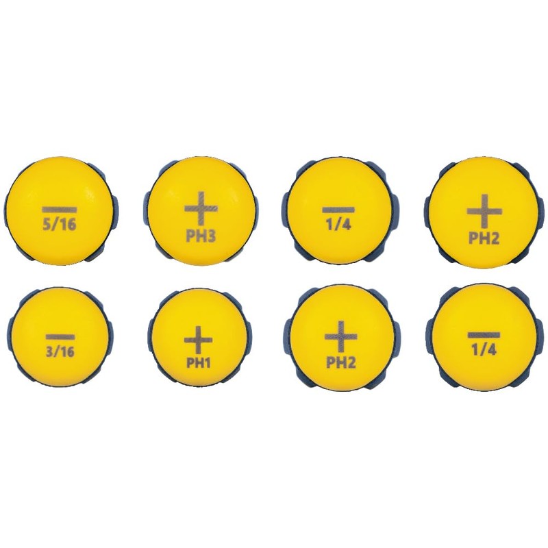 VACO VAC7082 8-Piece Screwdriver Set, Versatile Phillips and Slotted Drivers,