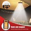 2-pack Magnetic Work Light, Rechargeable LED Flashlight, Portable Lights, 40w
