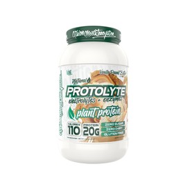 VMI Sports Protolyte Natural Plant Protein with Electrolytes and Enzymes | Zero Sugar – Zero Dairy – Gluten Free | 20 G Protein + 10.5 G of EAAs (25 serving, Vanilla Peanut Butter)