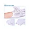 Donfri Cotton Gloves White Neurodermatitis Work Gloves Thin 6 Pairs