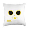 Cute Adorable Meow Cat Meowing Whiskers Big Eyes Cat Lovers