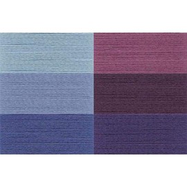 Sue Spargo Ellana Wool Blend Thread for Embroidery - Six 70-Yard Spools Bundle (11 - Vintage Sari)