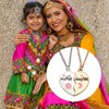 Birthday Gifts for Mom Daughter Matching Heart Necklace for 2,