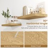 48 Inch Long Floating Shelves Oak, 9.3" Deep Floating Shelf