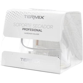 Termix - Soporte para Secador de Pelo Transparente Material Resistente a los Golpes Colocación Horizontal o Vertical Soporte Práctico para Tener el Secador a Mano Unisex