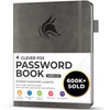 Clever Fox Password Book with alphabetical tabs. Internet Address Organizer