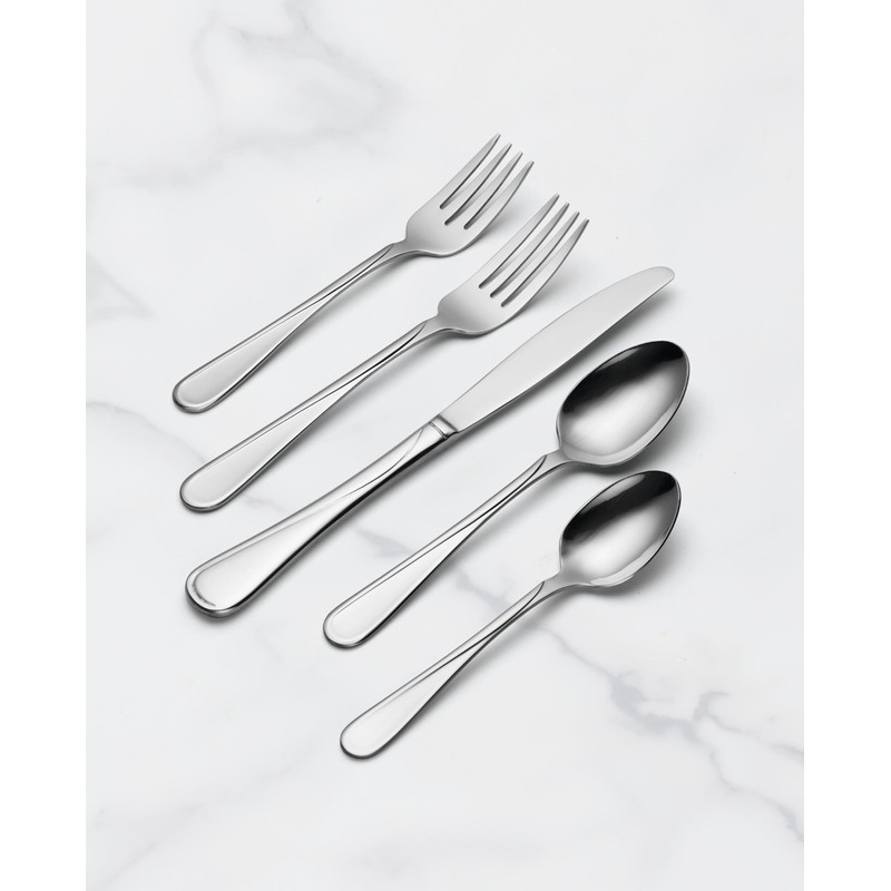 Oneida Silverware Set For 4, Flight 20-Piece Everyday Flatware Set,