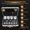 Hydraulic Pressure Test Kit with 4 Gauges 1300/3500/5500/9000psi, 10 Test