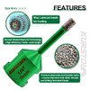 KURSTOL Tile Hole Saw Kit - 7pcs Diamond Core Drill