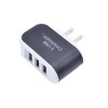 Multi 3-Port USB Home Wall Charger Plug Glowing Light 3.1A