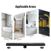 SaniteModar Linear Shower Drain 60 inch Matte Black with Removable