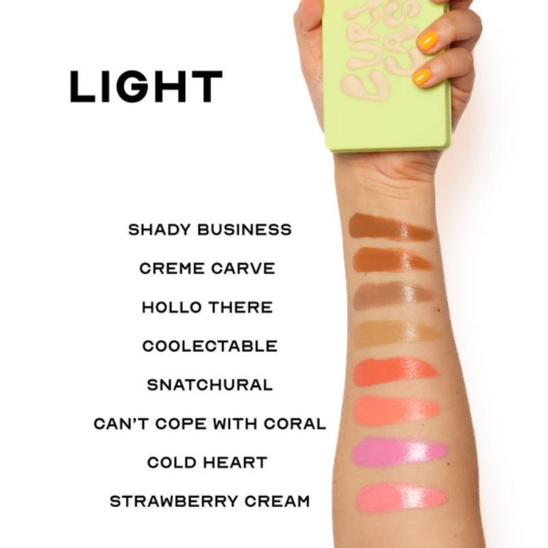 Curve Case Cream Makeup Palettes-Made By Mitchell, Radiant Makeup Palette