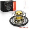 A-Premium Engine Coolant Thermostat with O-ring Compatible with Nissan Altima,