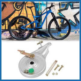 A ABSOPRO Silver Tone Metal Rear Wheel Brake Drum 14mm for Electric Bike Item Replacement