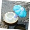 LABRIMP 3 Pack PVC Floating Drink Coasters Inflatable Coasters for