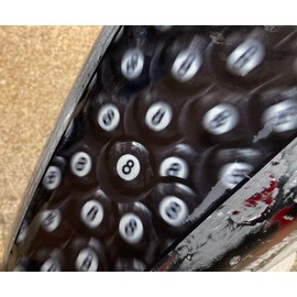 8 Ball Trip - Coffin - Fuel Tank & Fender Decal kit - 6pc Set - for Harley Davidson Sportsters & Other Motorcycles Bobber Custom Chopper