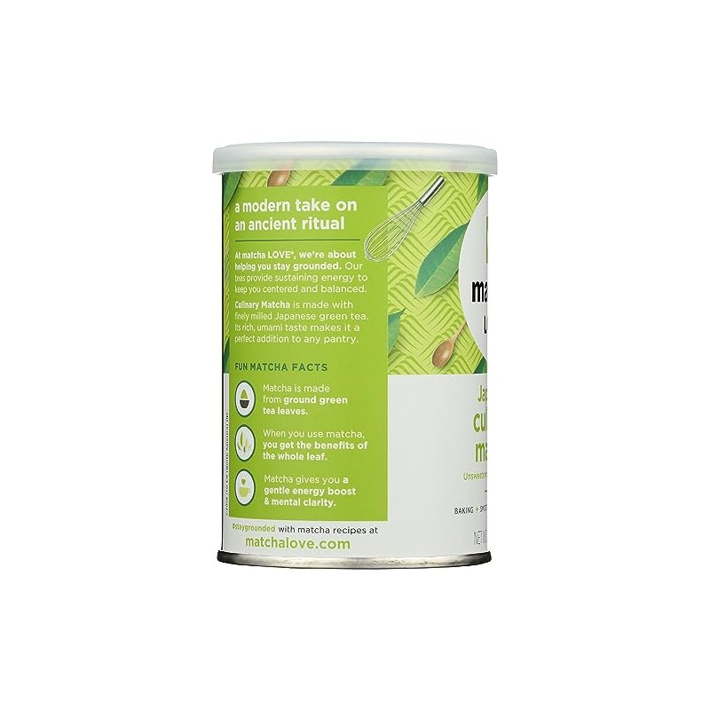 Matcha Love Culinary Matcha Powder - Finely Milled Green Tea