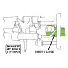 TekForce Green G Electrode Setting Gauge for Beckett AFII (AF