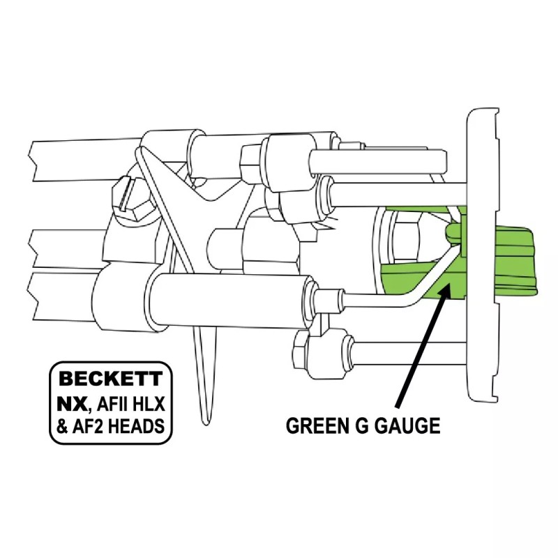 TekForce Green G Electrode Setting Gauge for Beckett AFII (AF
