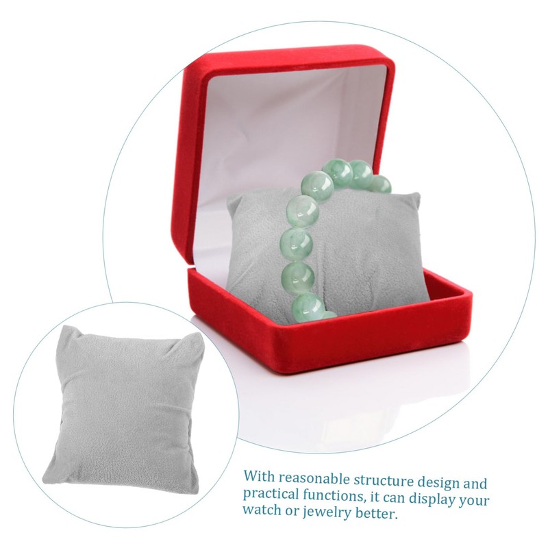 OATIPHO Grey Watch Pillow Set 10 Pack Small Watch Box