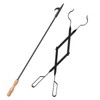Heavy Duty 32” Long Fireplace Fire Pit Campfire Poker Stick