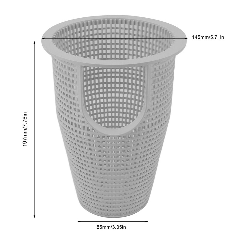 2PCS Pool Pump Filter Basket Easy To Install B199 Strainer