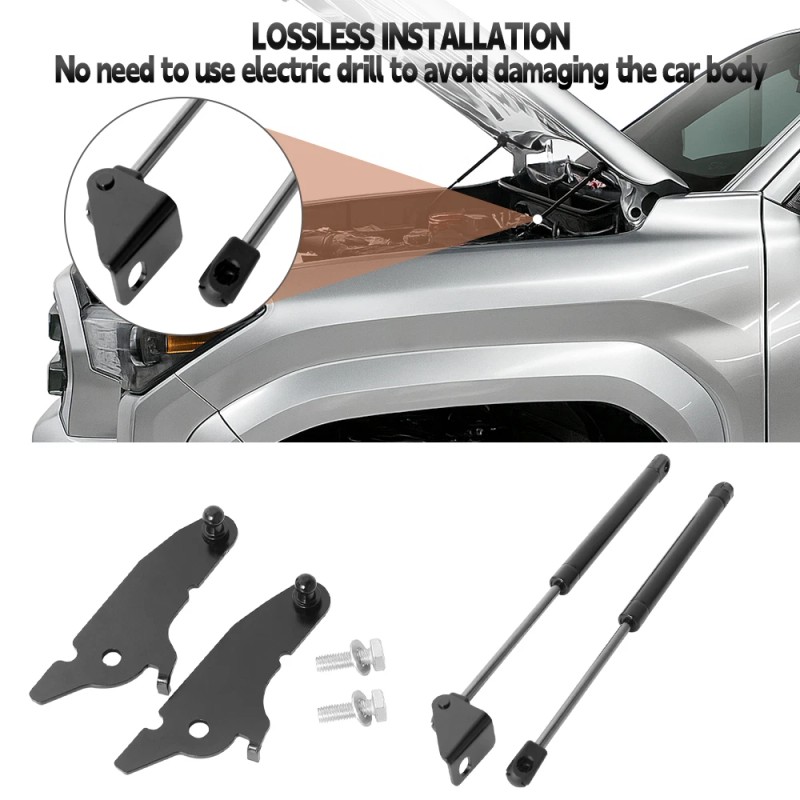 SHENKENUO For 2024-2025 Toyota Tacoma Hood Struts Kit - Easy