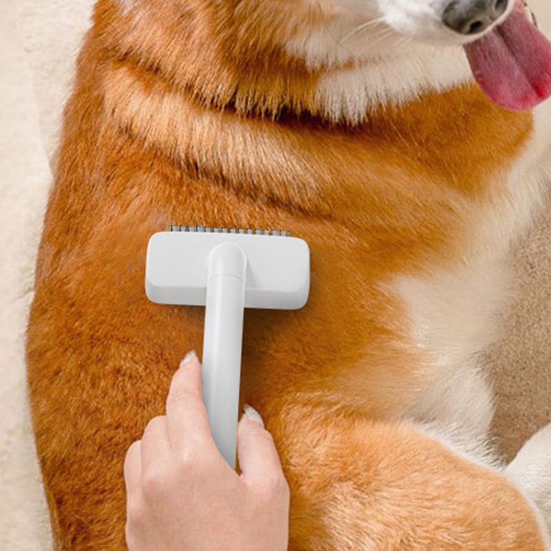 Cat Dog Comb for Short Haired Cats Dogs, Painless Cat