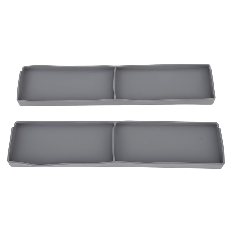 2PCS Stove Top Shelf Silicone Spice Rack Magnetic Back 2