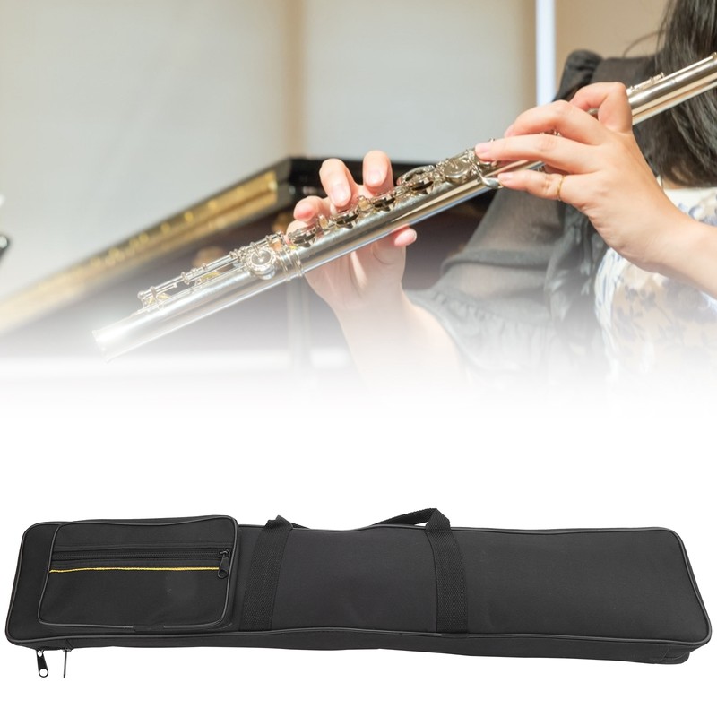 Flute Storage Bag Carrying Waterproof with Adjustable Shoulder Strap Hand