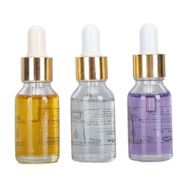Aceite para Cutículas para Uñas, Aceite Nutritivo para Cutículas Hidratante para Uñas Piel Muerta 15 Ml X 3 Botellas Hidratación Intensiva con árbol de té de Naranja para el