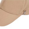Bazaar Cap Hat One Point Logo Studs, Overfit, Beige, Silver,