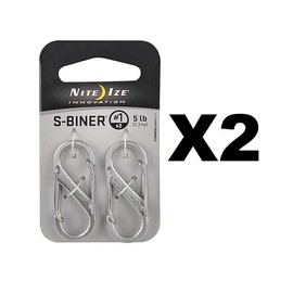 Nite Ize S-Biner 1 - 5 Lb Stainless Steel Card 2