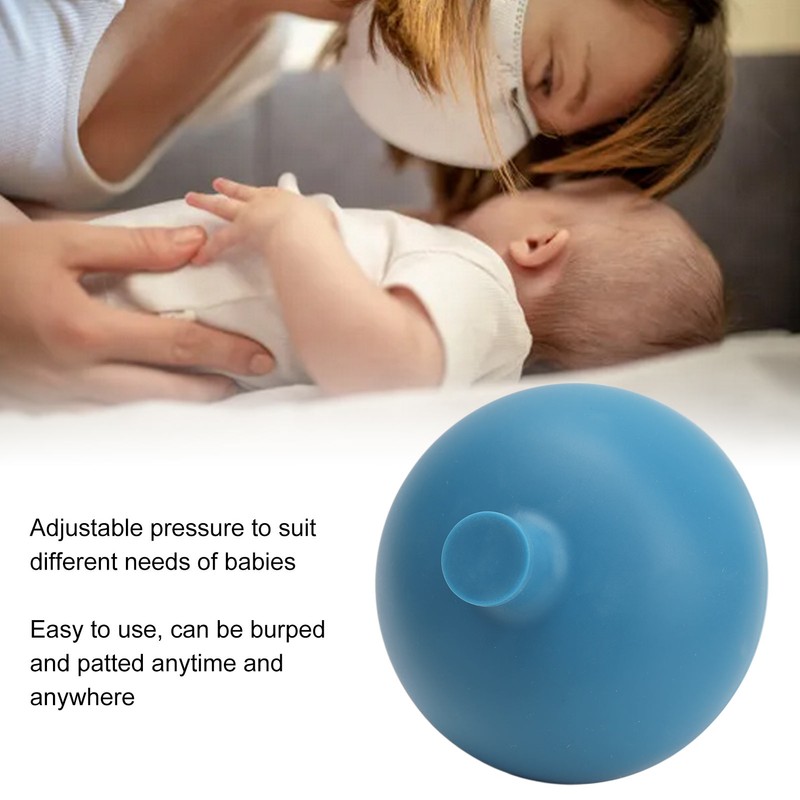 Blue Silicone Palm Chest Percussion Cup Pressure Drum Massage Chest