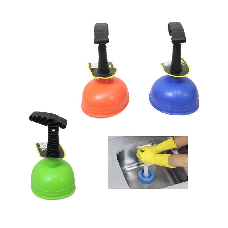 Kitchen Sink Plunger Unblocker Mini Short Handled Toilet Plungers Heavy